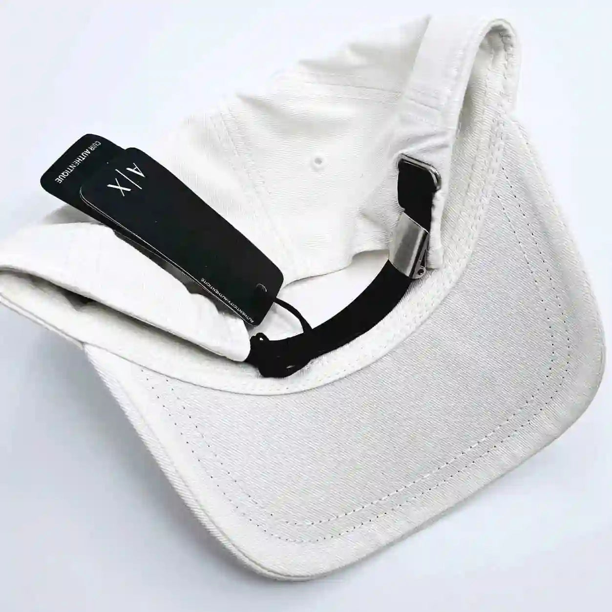 AX Armani Exchange White Cotton Unisex Cap