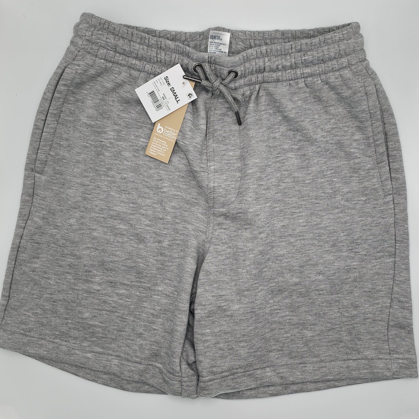 Mens Gray Summer Short Light Grey Size Small